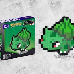 MATTEL MEGA Pokemon Bulbasaur Building Toy Kit 374 PC AGE 13+ Toys new in box